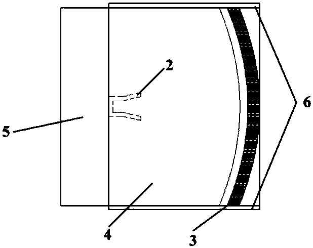 Double-layer positive feedback fan-shaped wave beam horizontal scanning antenna