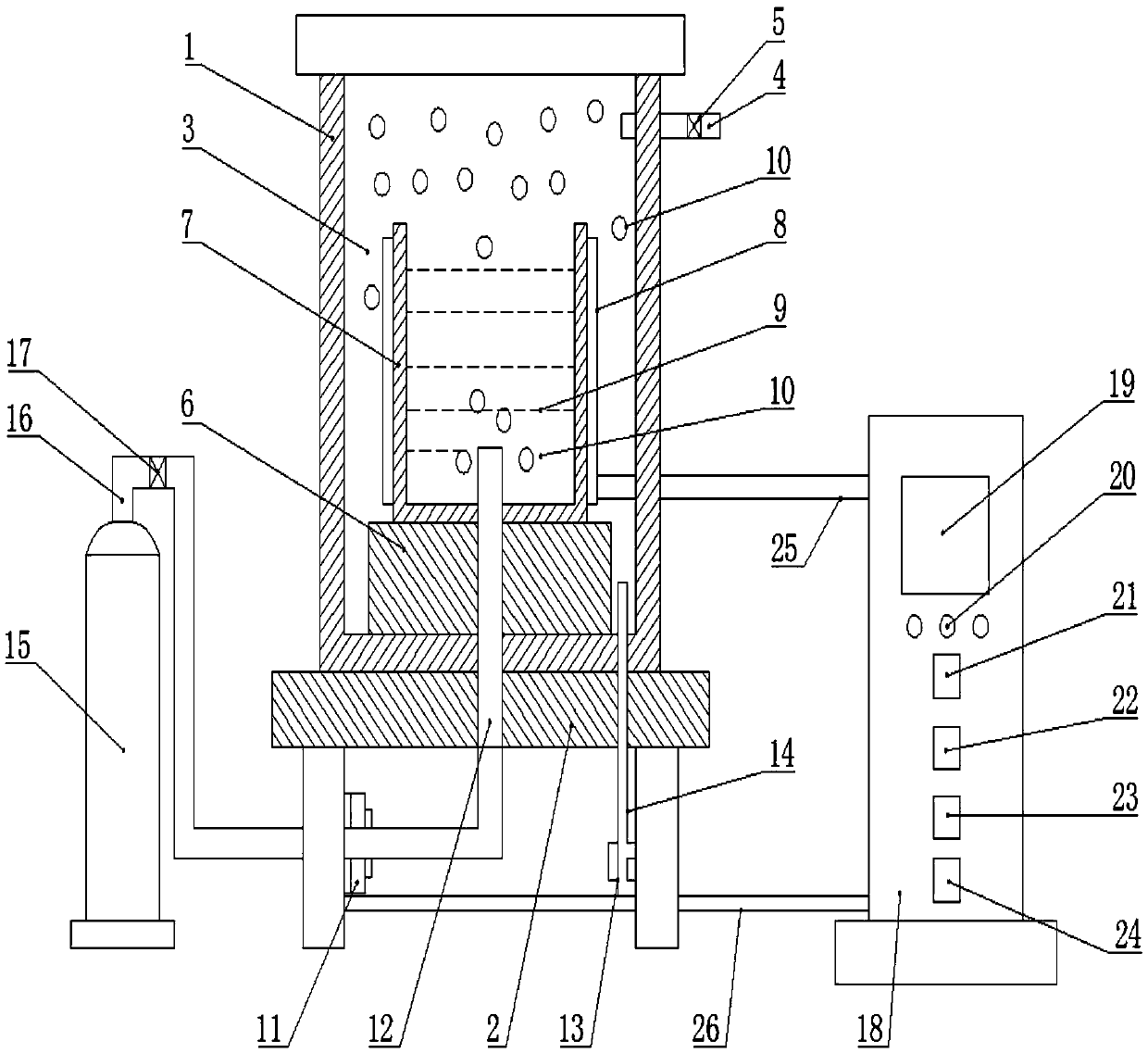 Preparation method of long-period-structure-reinforced magnesium-zirconium alloy ingot