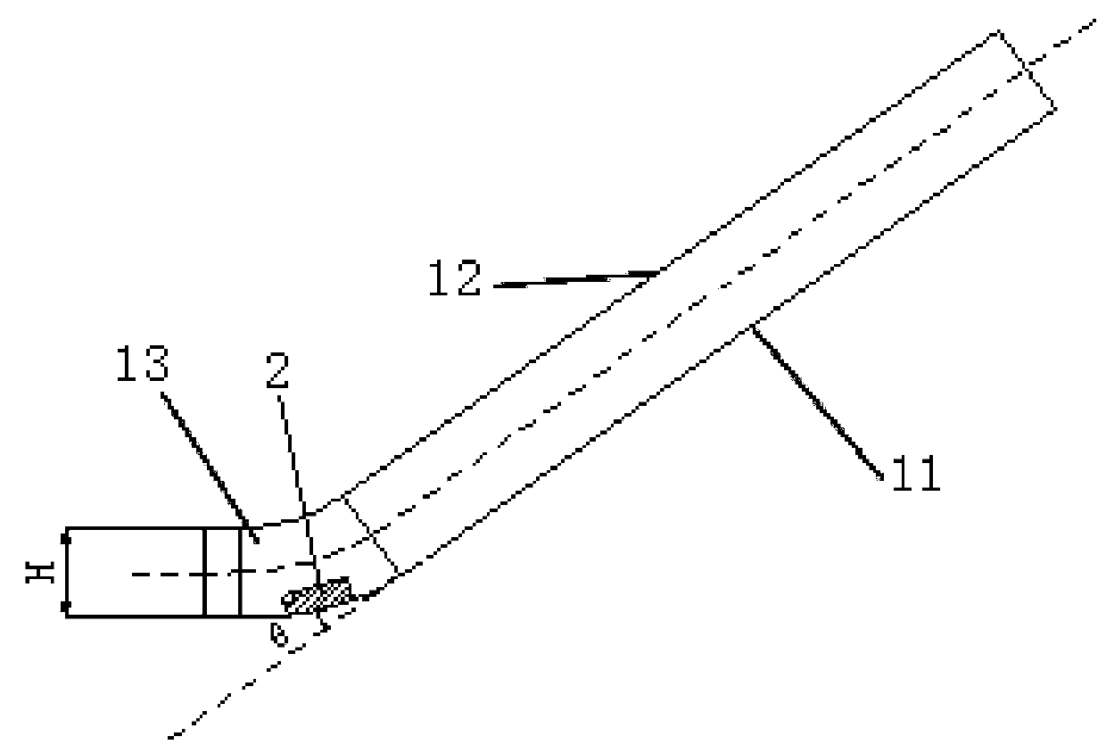 Debris flow wing drainage guide groove structure