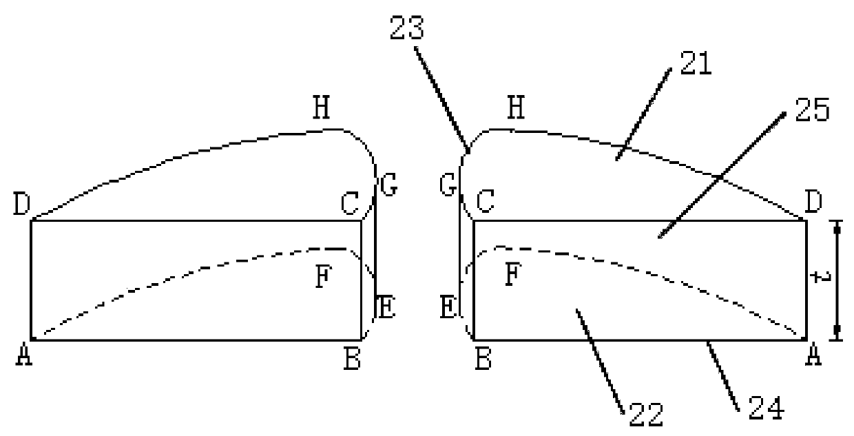 Debris flow wing drainage guide groove structure