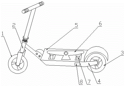 Multifunctional cloud walk stepping vehicle