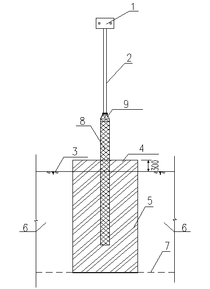 Construction method of high pressure jet grouting hollow strengthening tubular pile and high pressure jet grouting hollow strengthening tubular pile