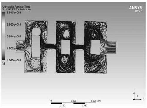 Electromagnetic energy buffering flowing chute device for aluminum alloy grain refinement