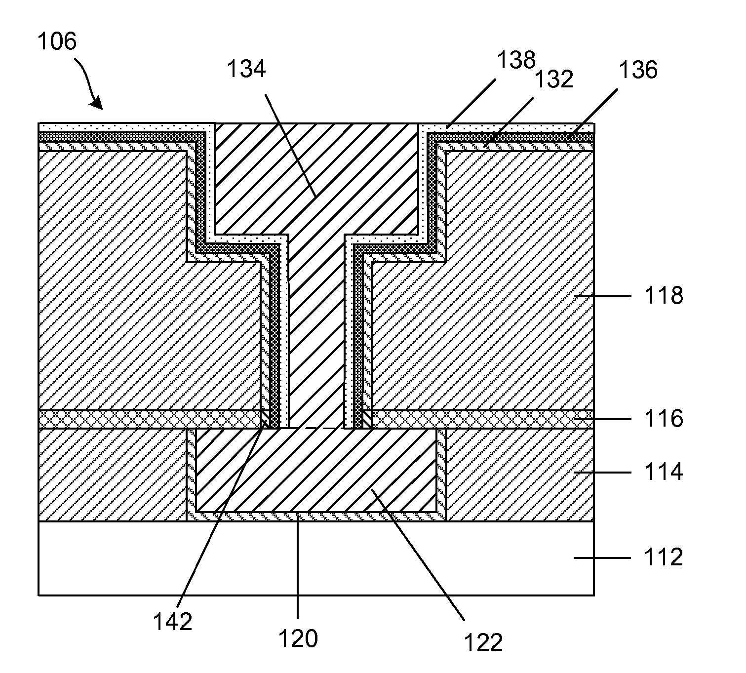 Diffusion barrier and adhesion layer for an interconnect structure