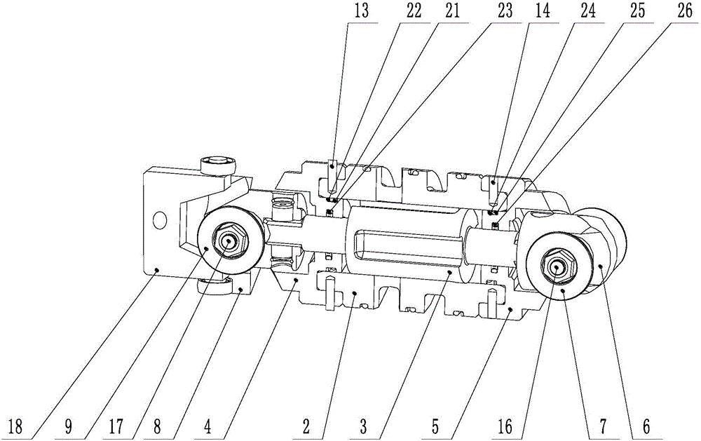 Two-dimensional taper roller piston pump