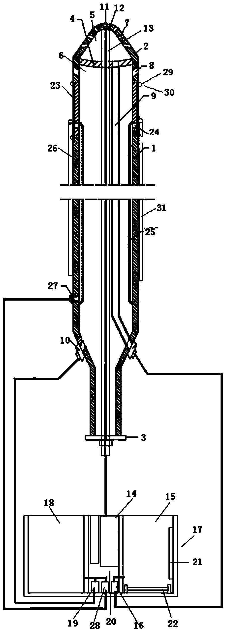 Vagina cleaner with endoscope