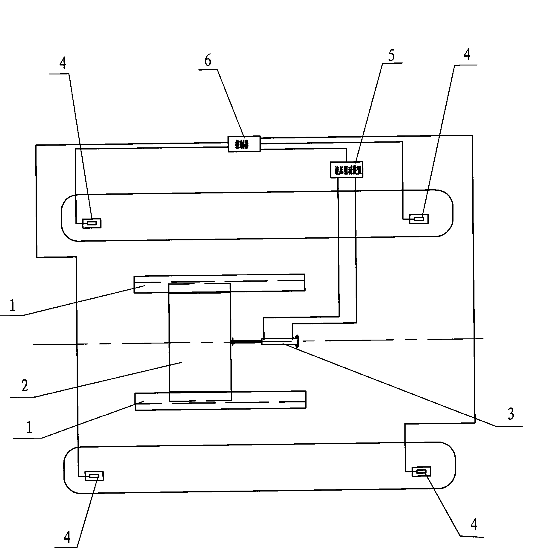 Gravity centre adjustment mechanism for spreader