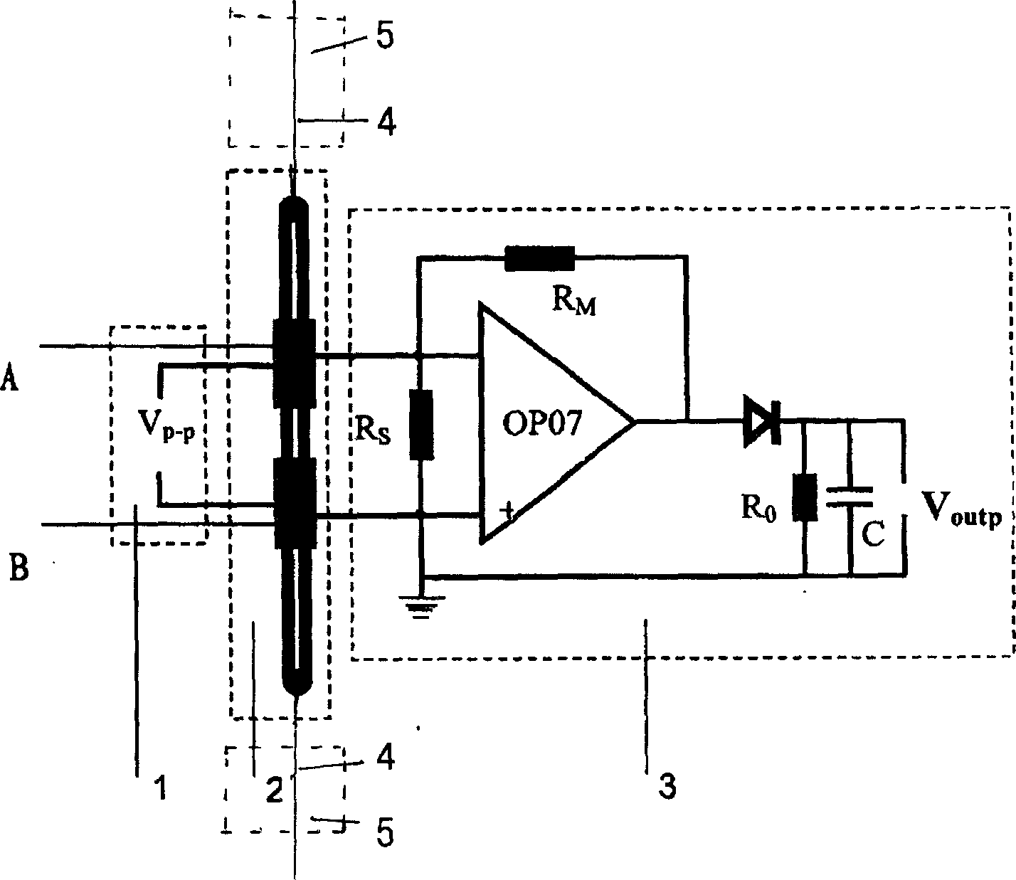 Non-contact conductivity detector and detection method