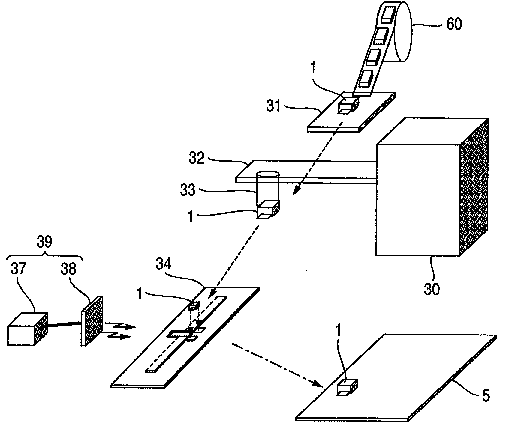 RFID tag mounting circuit board