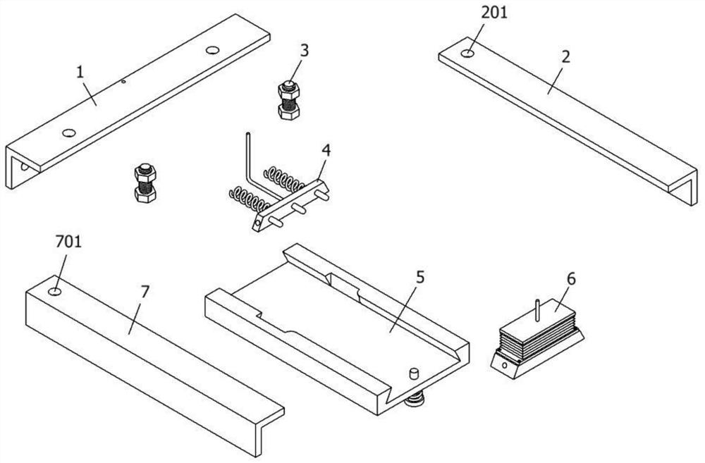 Auxiliary support based on high-altitude outdoor air conditioner outdoor unit installation