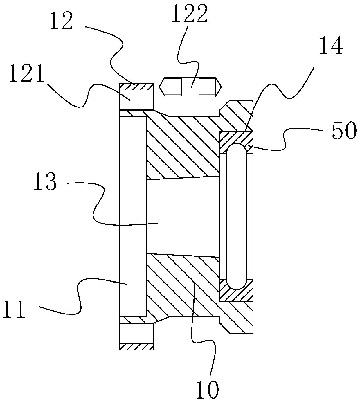 Shaft centrifugal type clamp