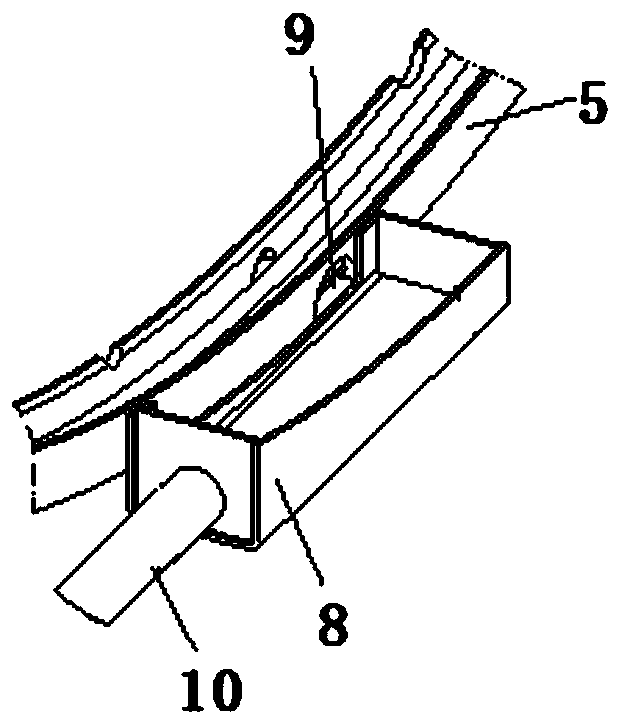 Tank container steam heating device