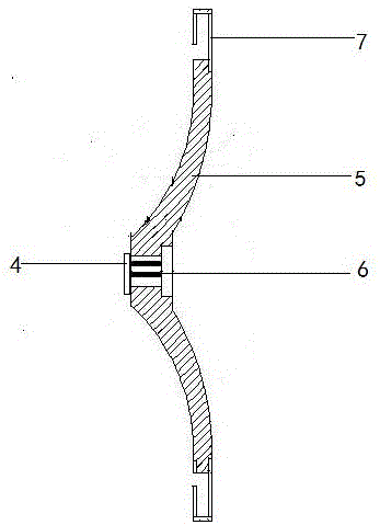 A docking claw with a suspension arm