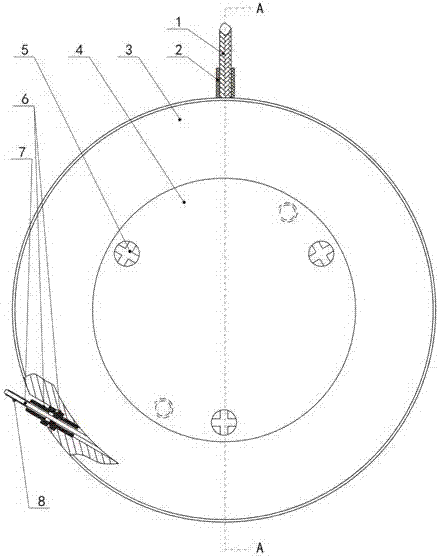 Sensor with large working stroke and small size