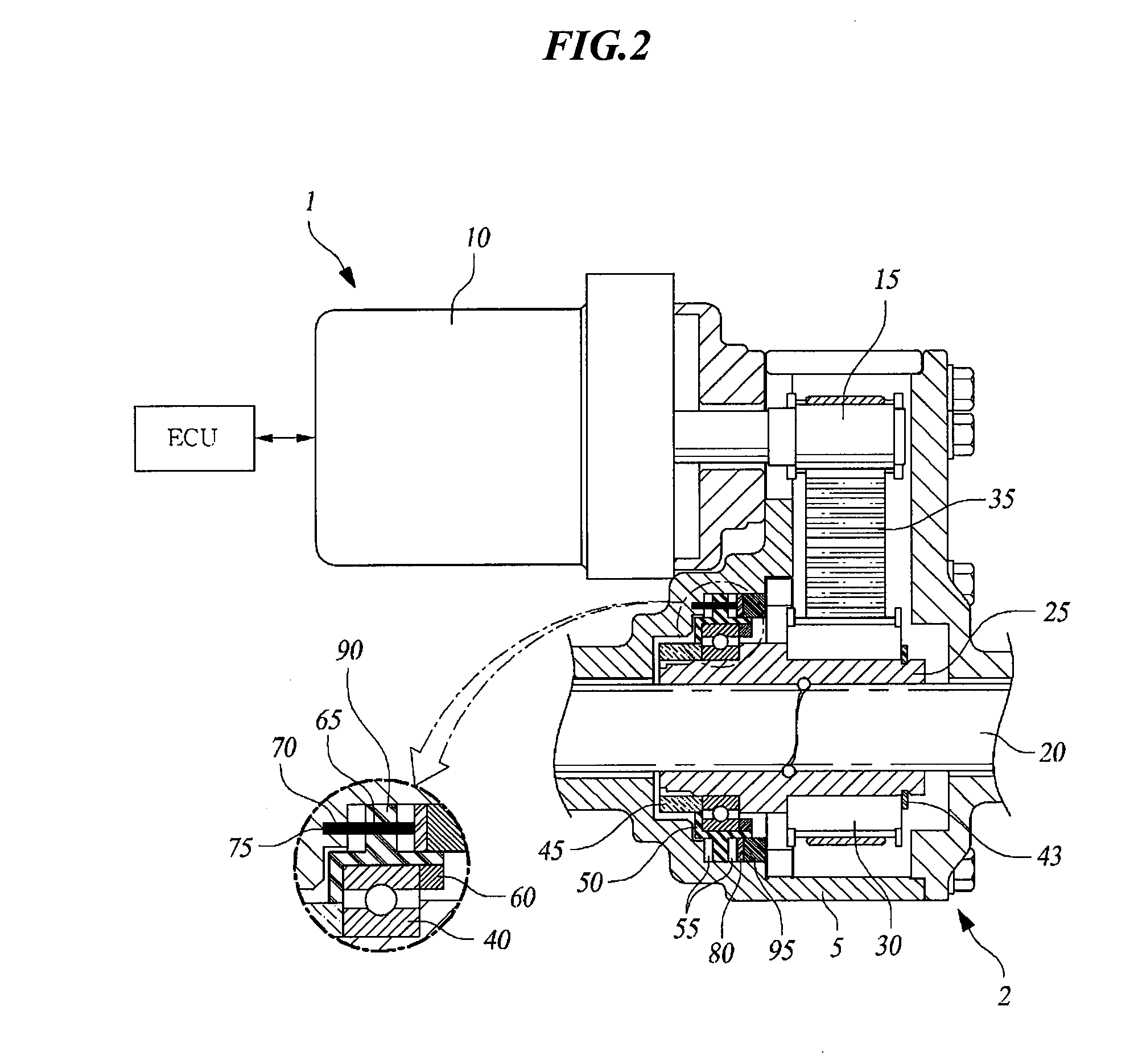 Rack assist type electric power steering system