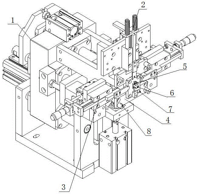 Voice coil stretching molding machine