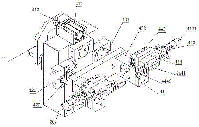 Voice coil stretching molding machine