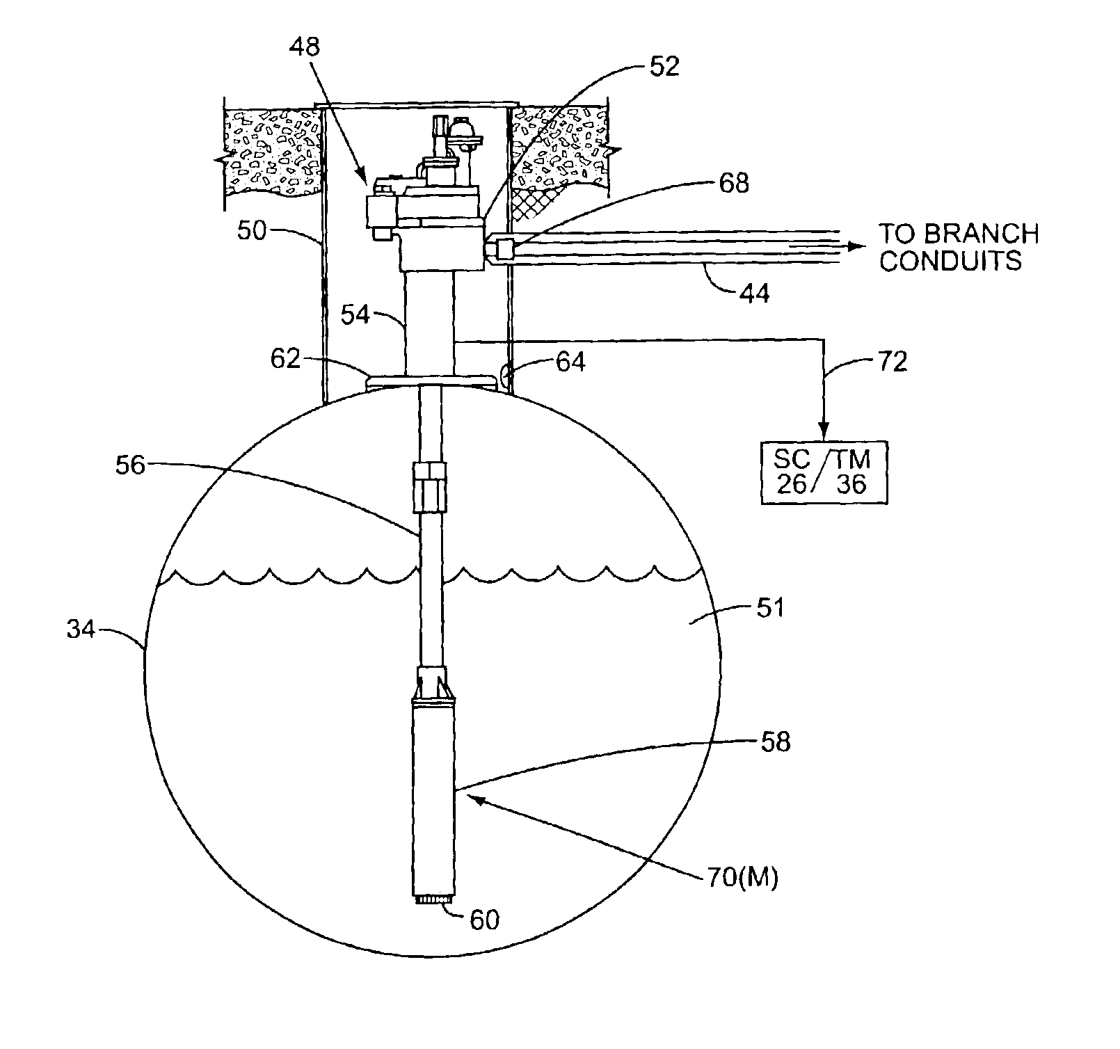 Underground storage tank metering system in a service station environment