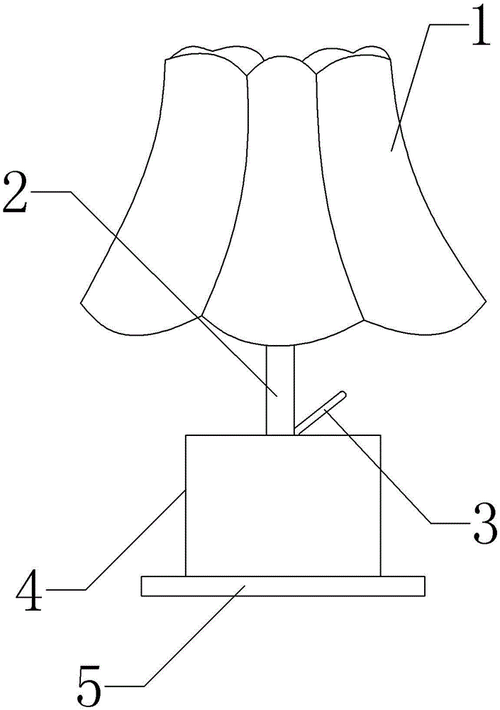 Table lamp protecting eyesight