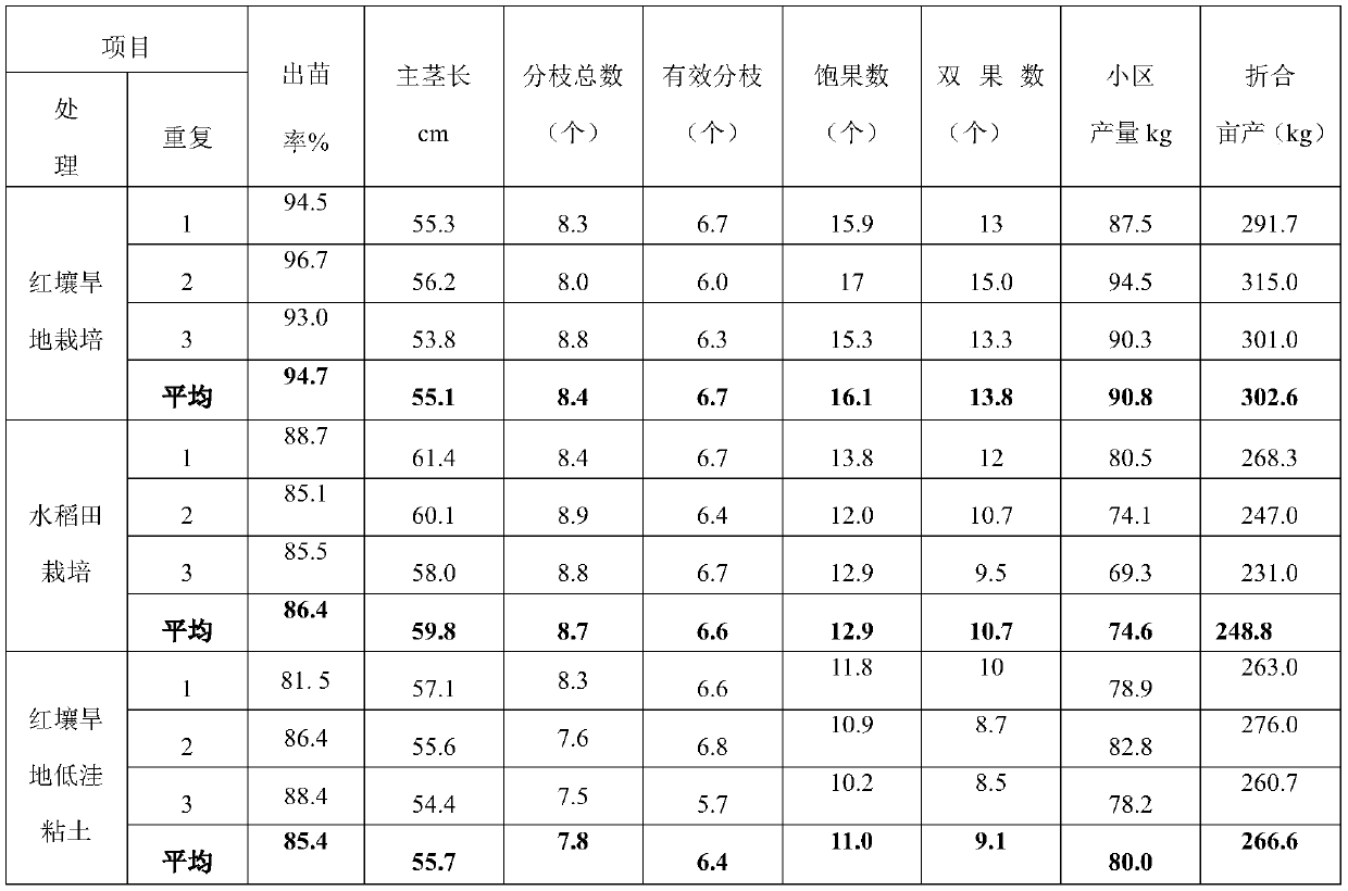 High-yield and stable-yield lodging-resistant peanut cultivation and planting technology