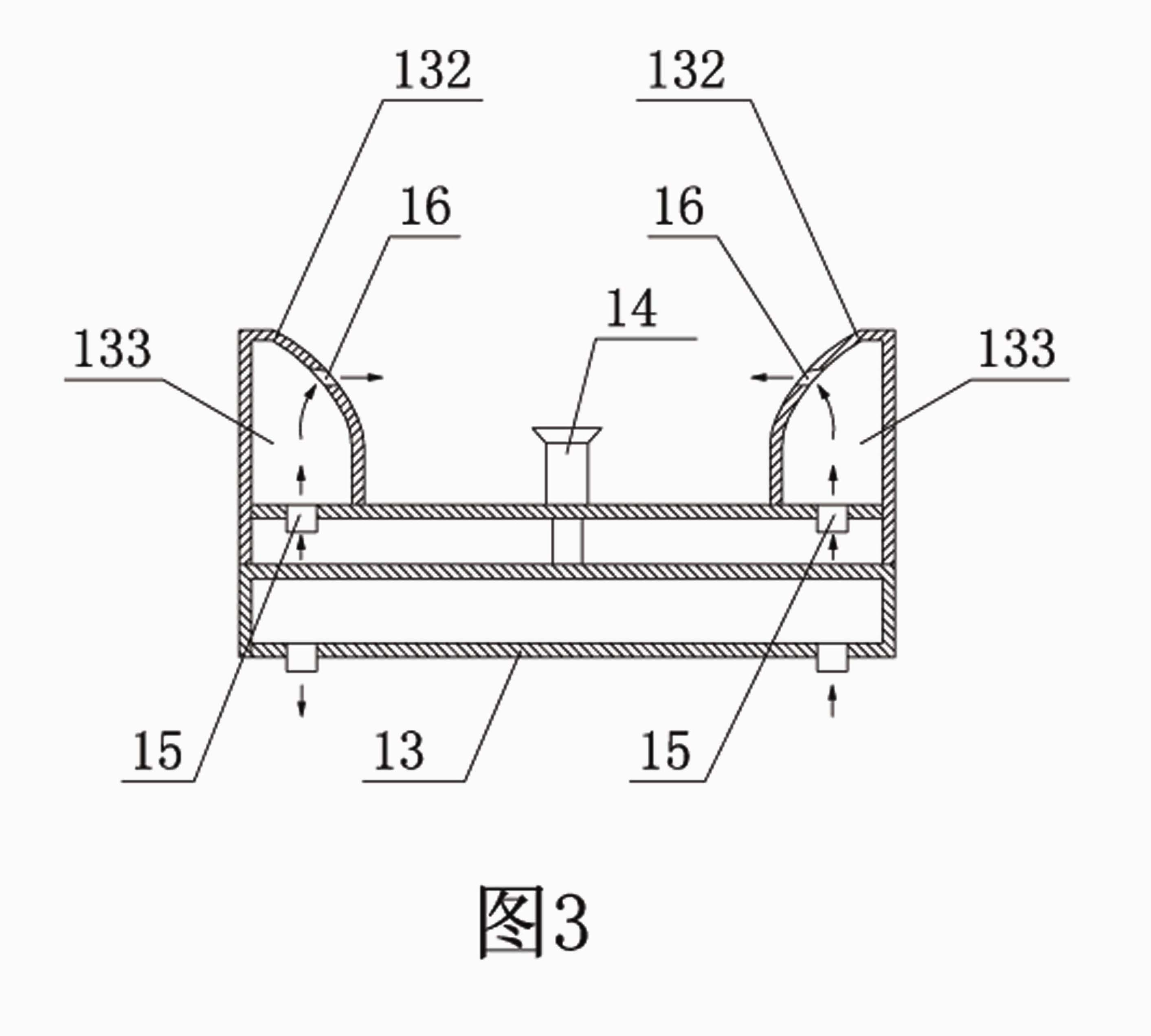 External bag opening shaping method of automatic vacuum packaging machine for tea and apparatus thereof