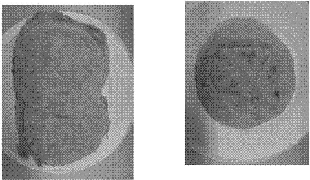 Full millet flour cake and production method thereof