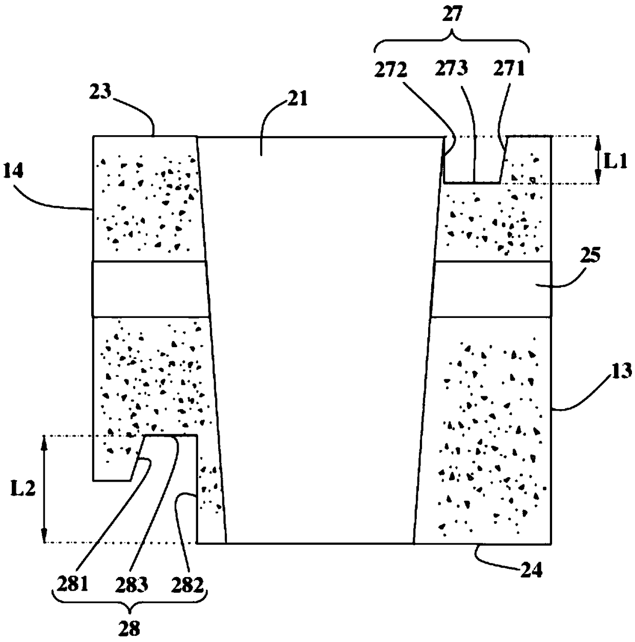 Slope protection brick