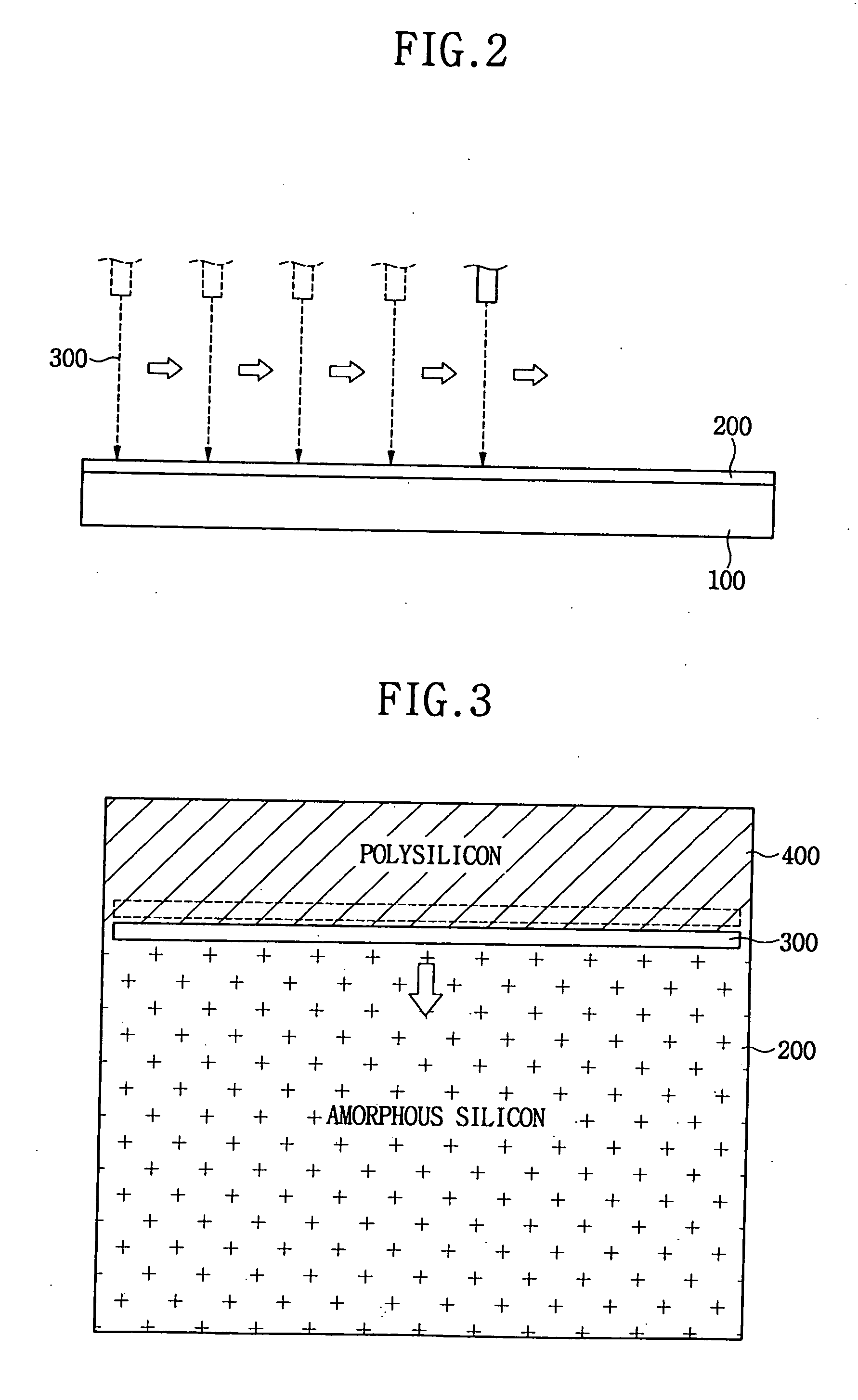 Method and apparatus for crystallizing silicon, method of forming a thin film transistor, a thin film transistor and a display apparatus using same