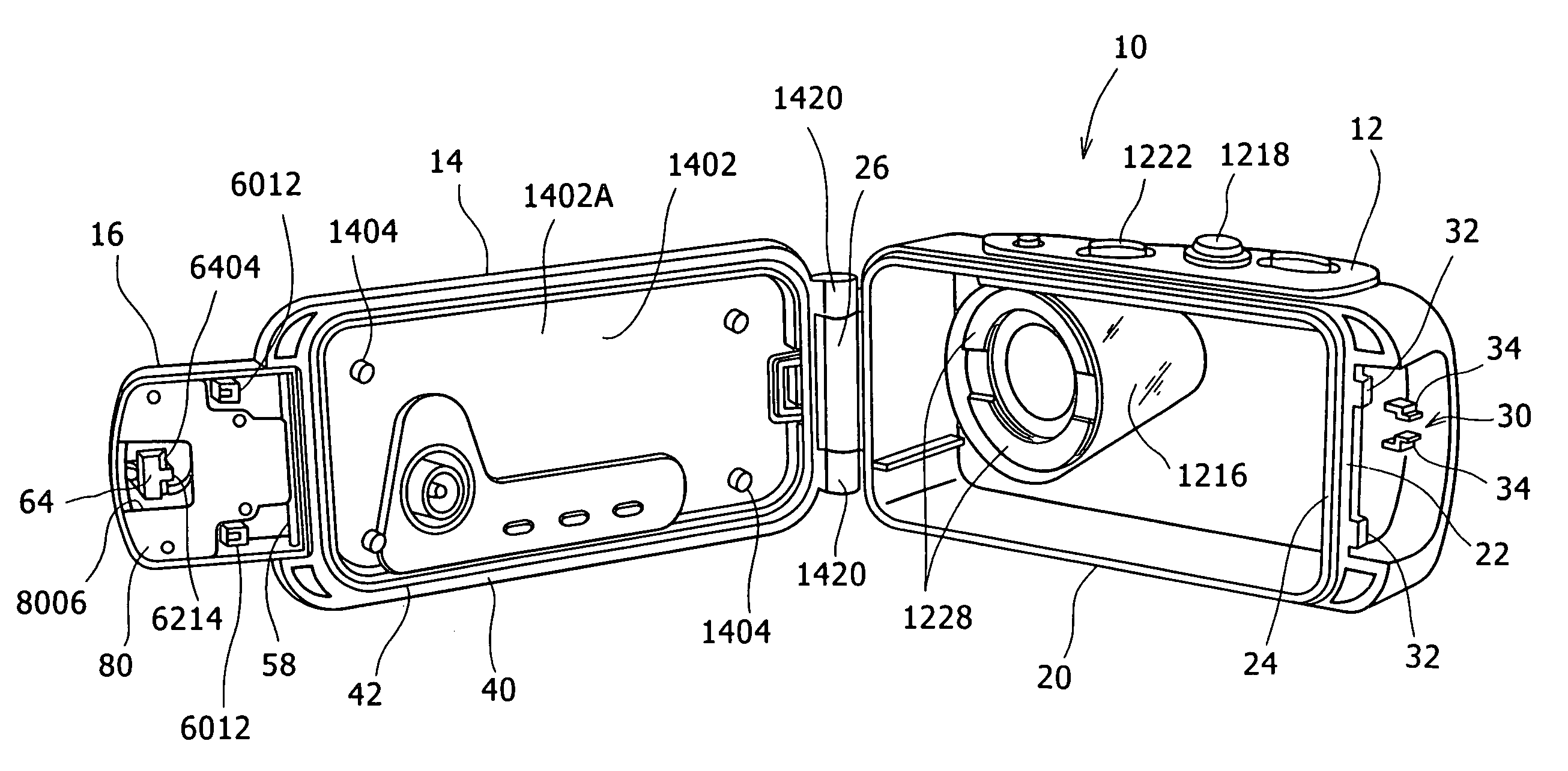 Water-resistant case for electronic devices