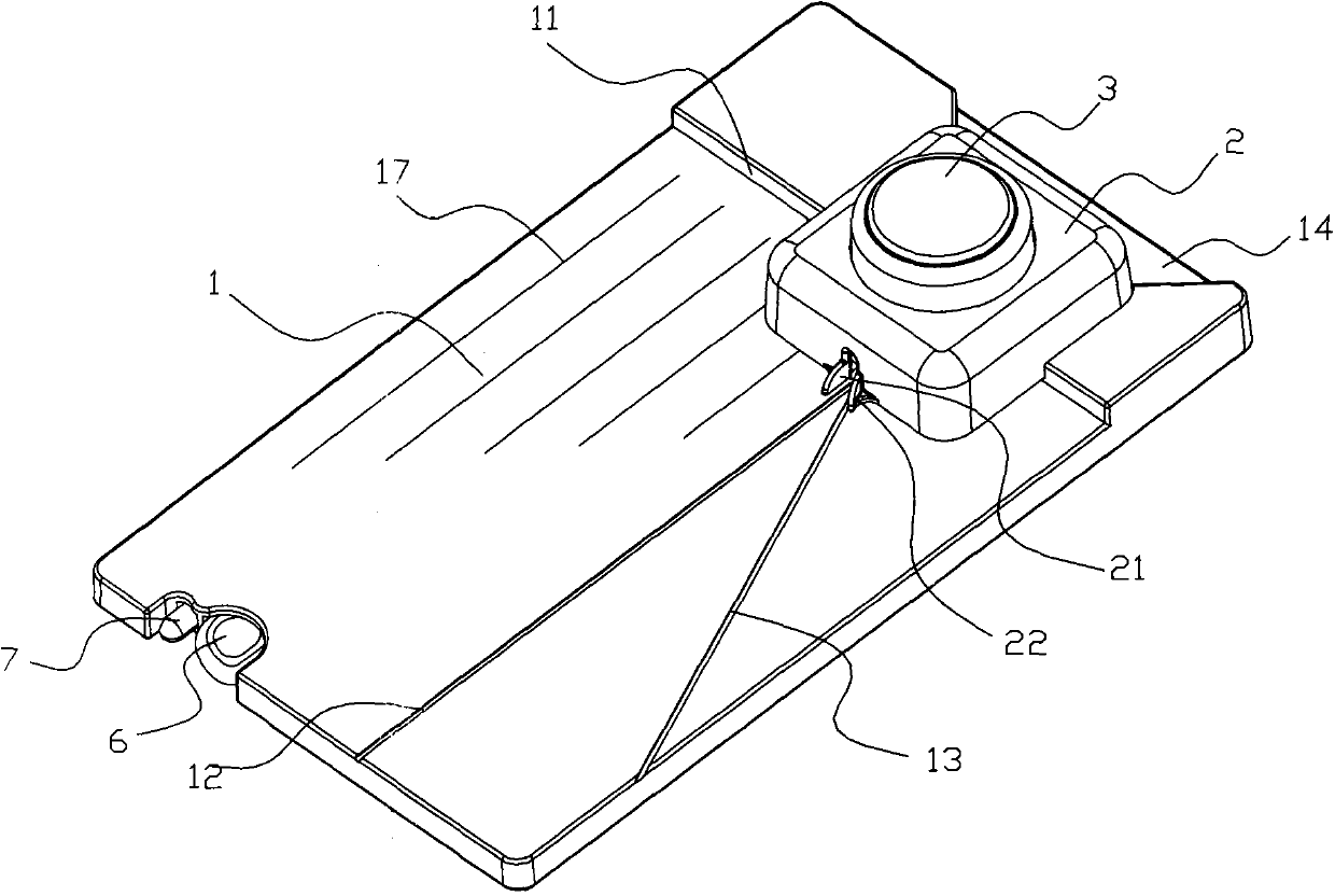 A paper flower-shaped maker that is symmetrical around the axis