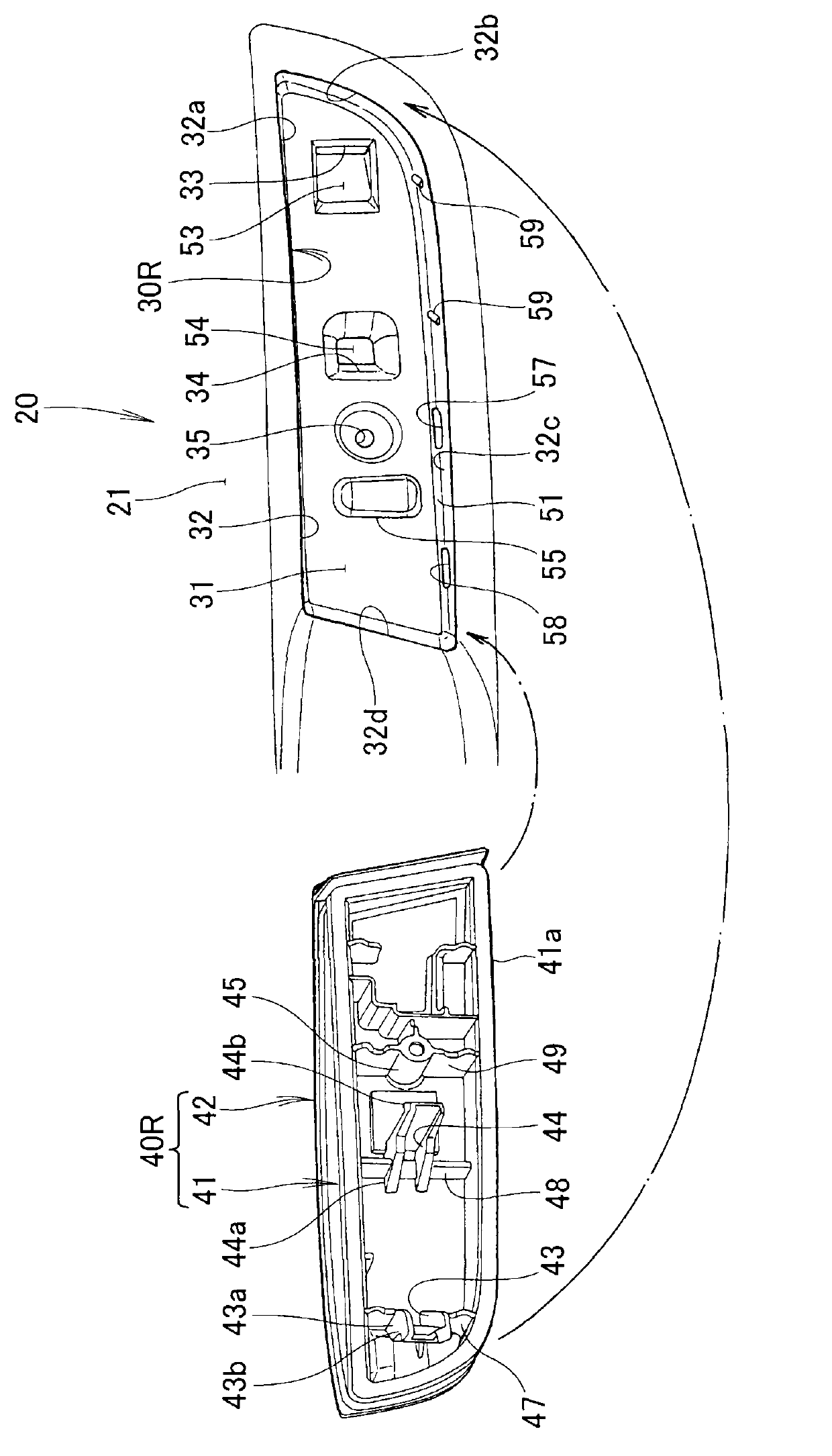 Rear structure of vehicle