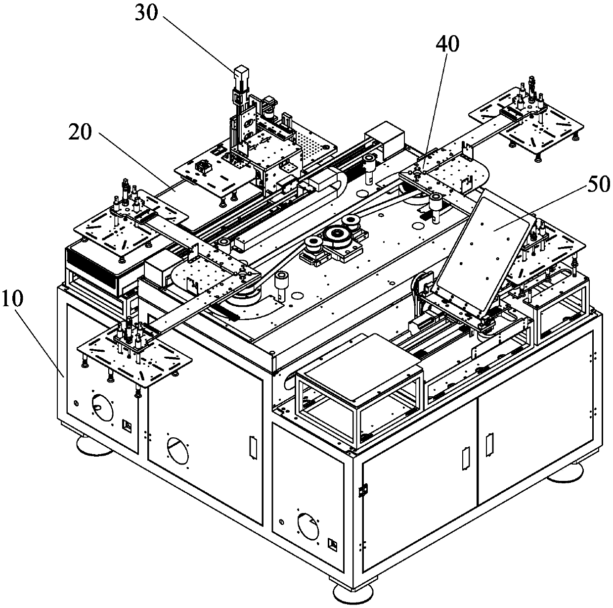 Automatic feeding and discharging equipment