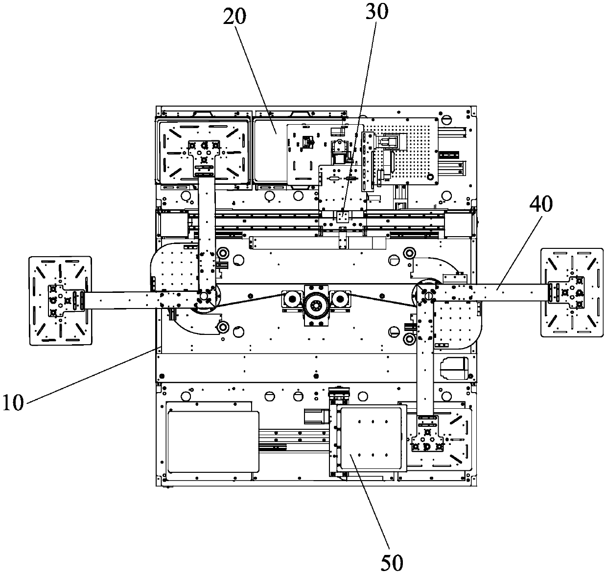 Automatic feeding and discharging equipment