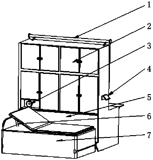 Intelligent bed tool capable of automatically converting space