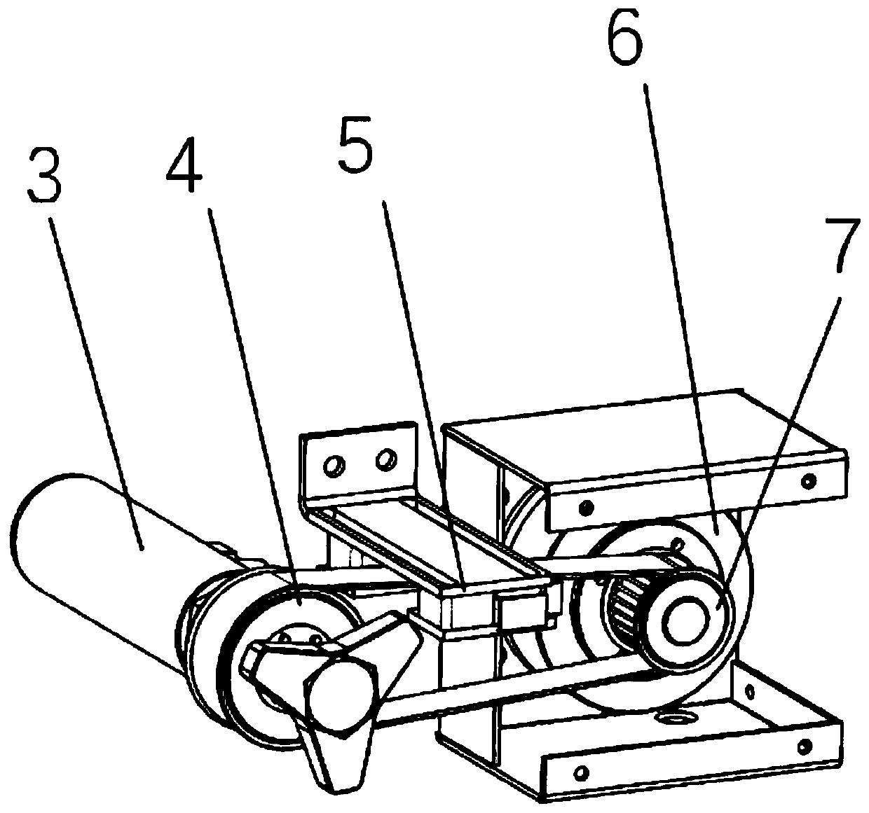 Automatic speed regulation and pressure control device and control method for extrusion machine