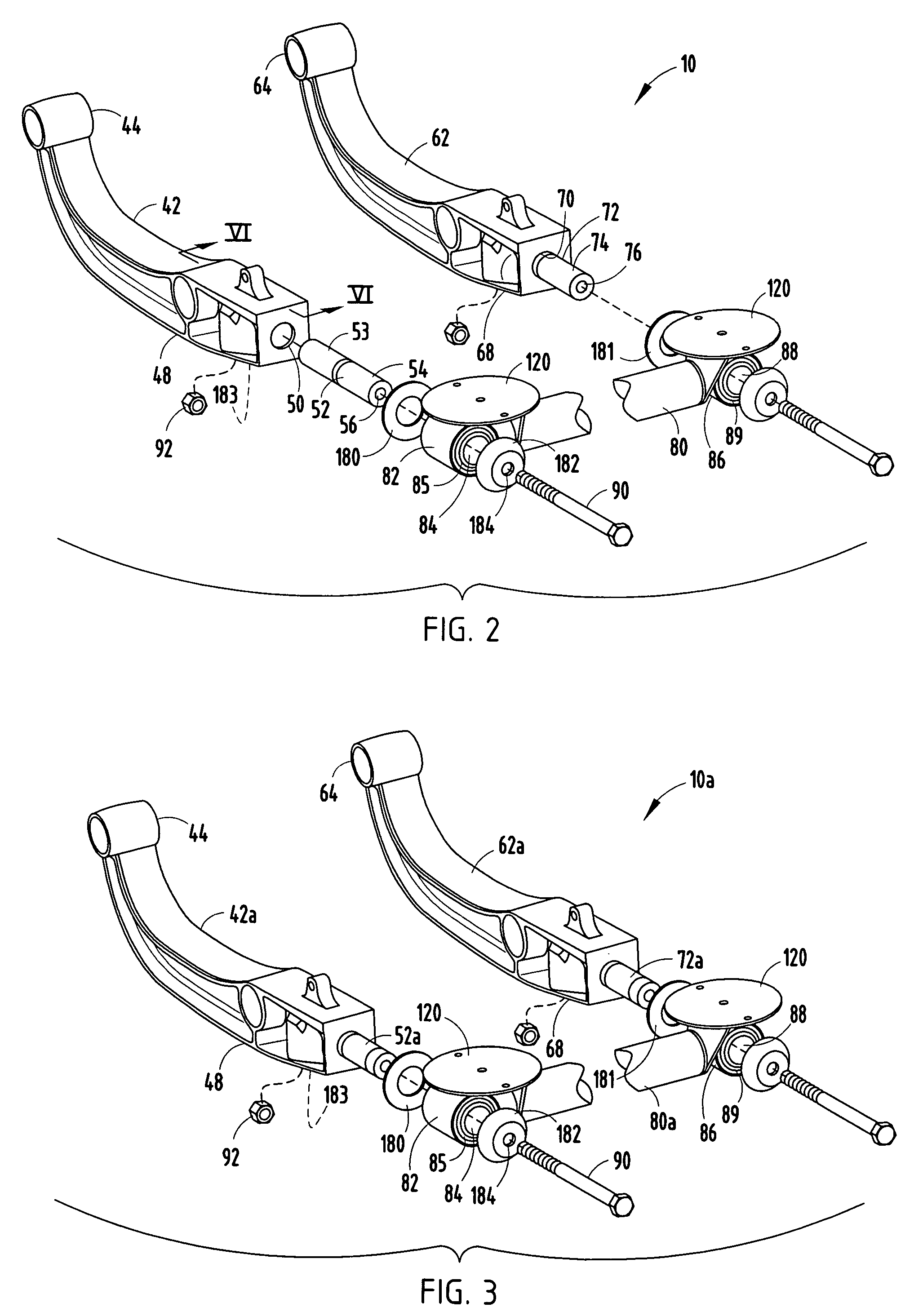 Vehicle suspension assembly