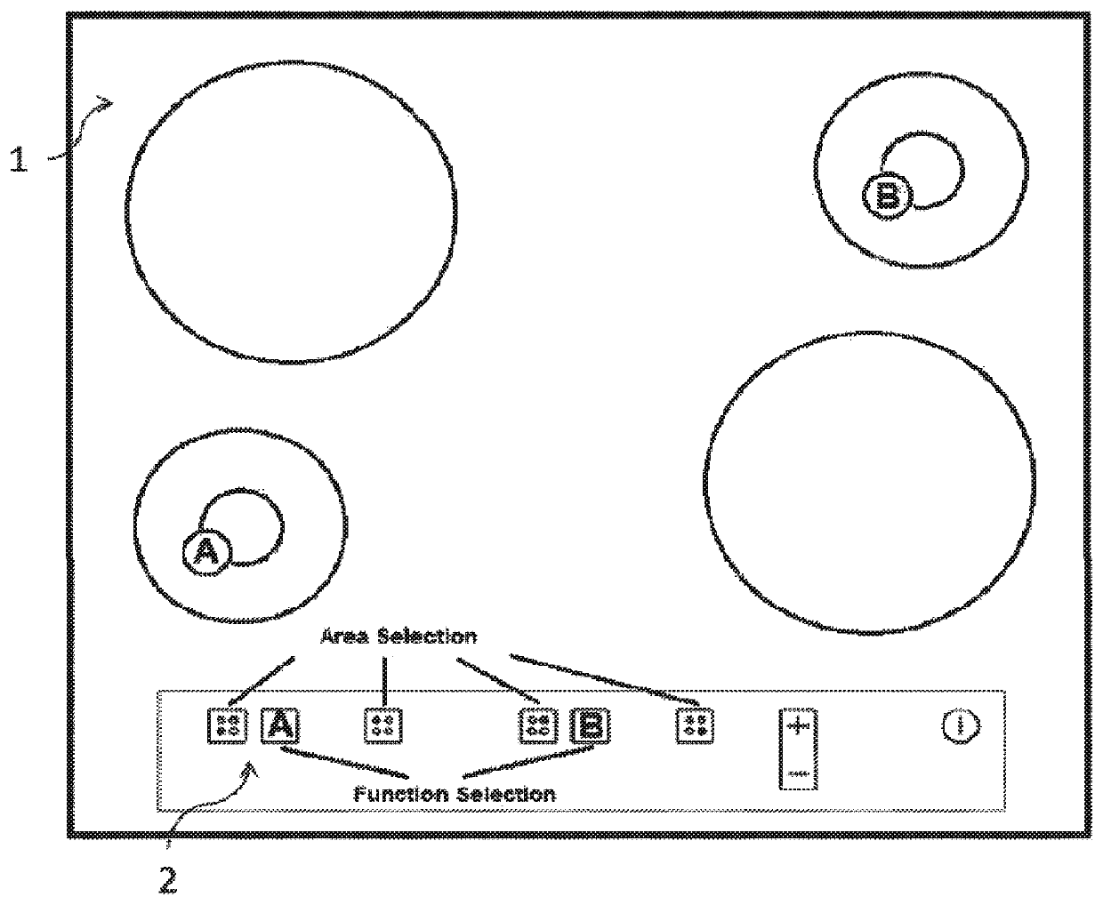 Induction cooking top