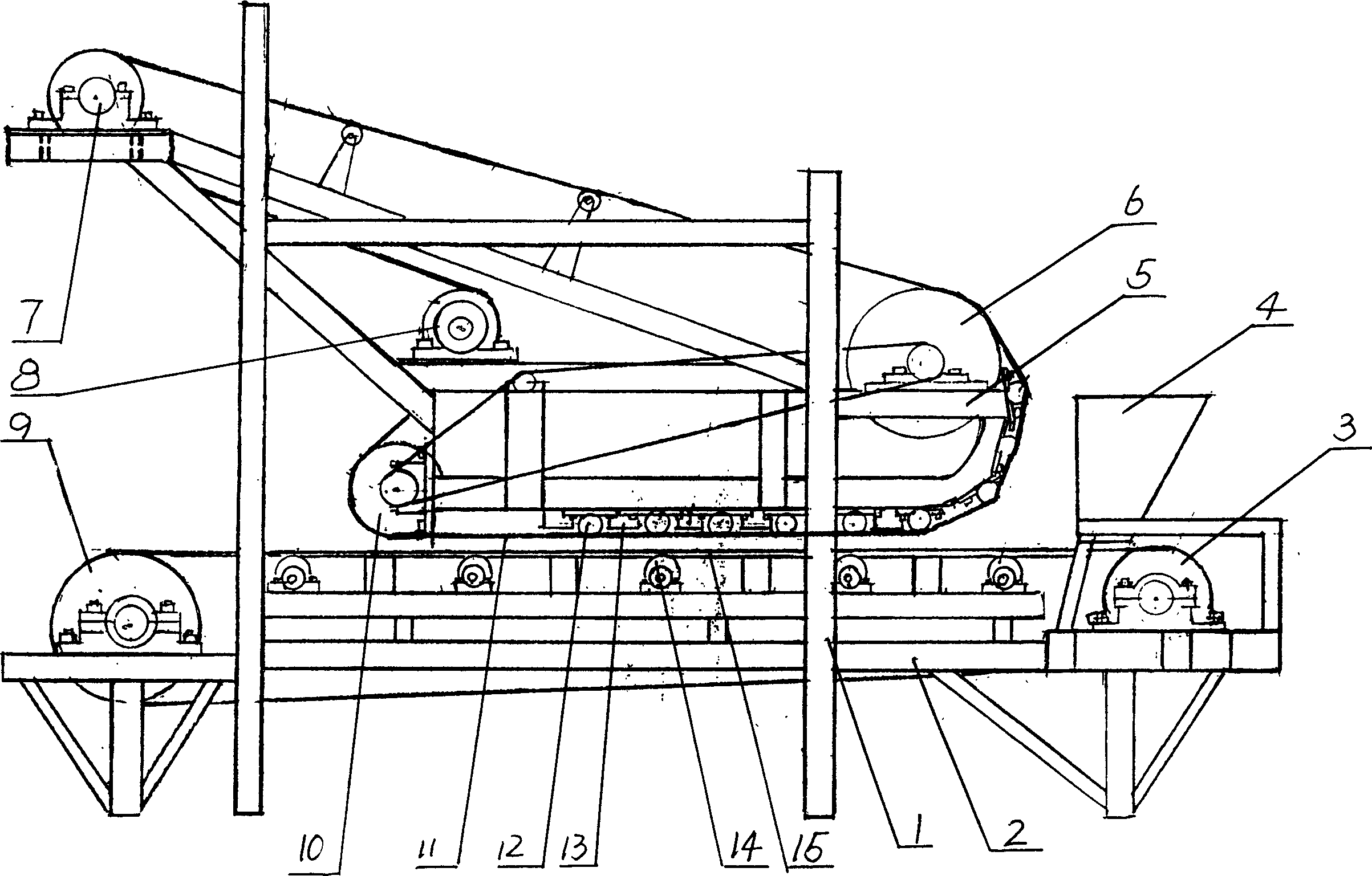 Magnetic dry lean iron ore separating machine