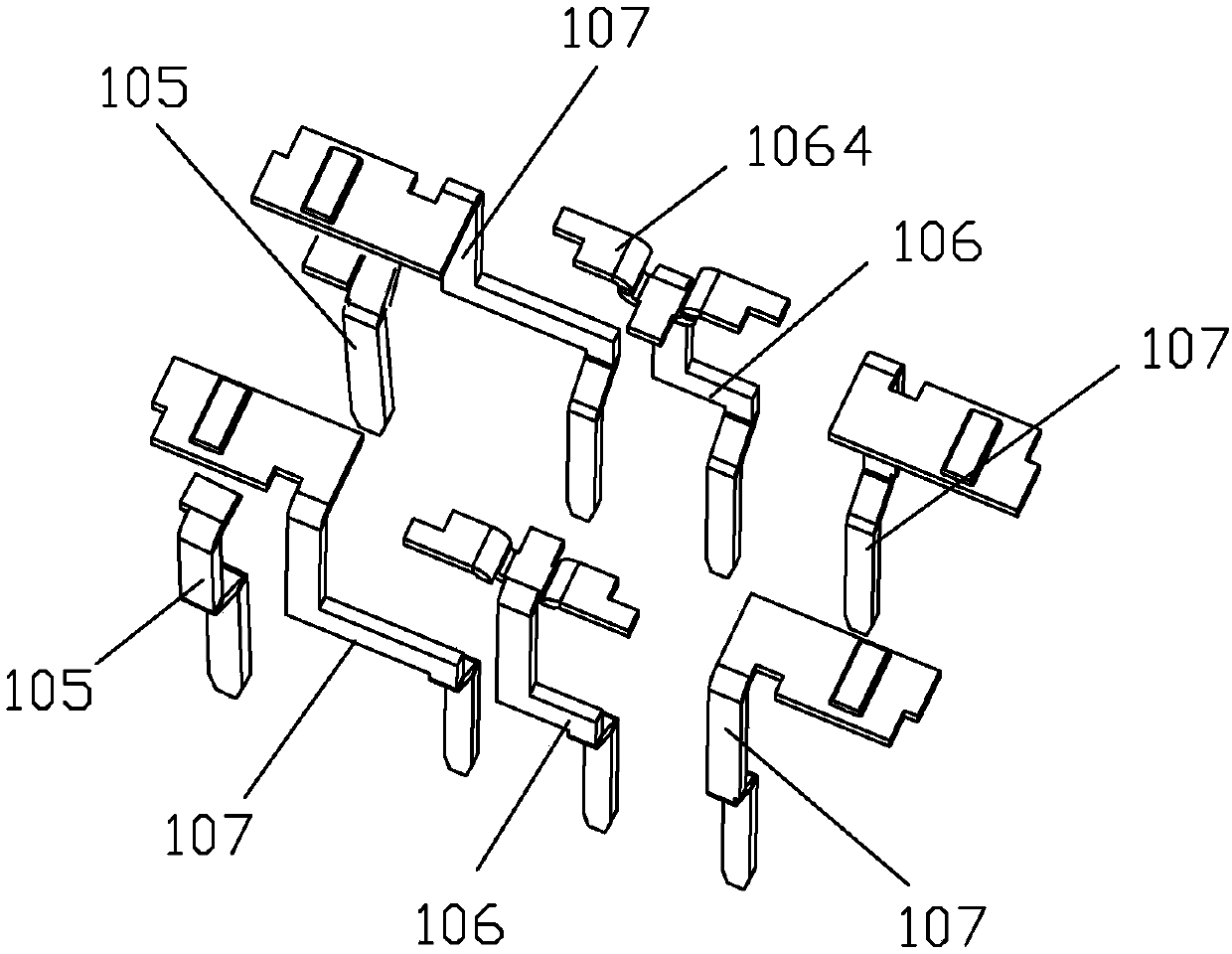 High-withstanding voltage subminiature electromagnetic relay