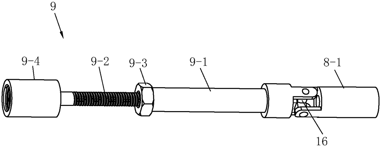 Gearbox gear shift mechanism force measuring device