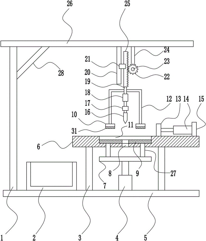 High-efficiency drilling equipment for carbon fiber compound products