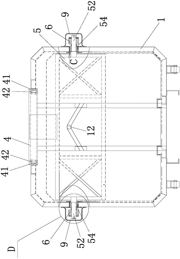 Waste compression device