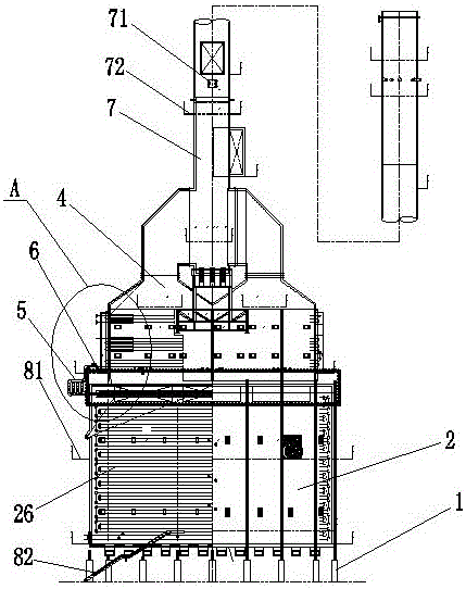 Modular manufacturing method for heating furnace and heating furnace manufactured through method