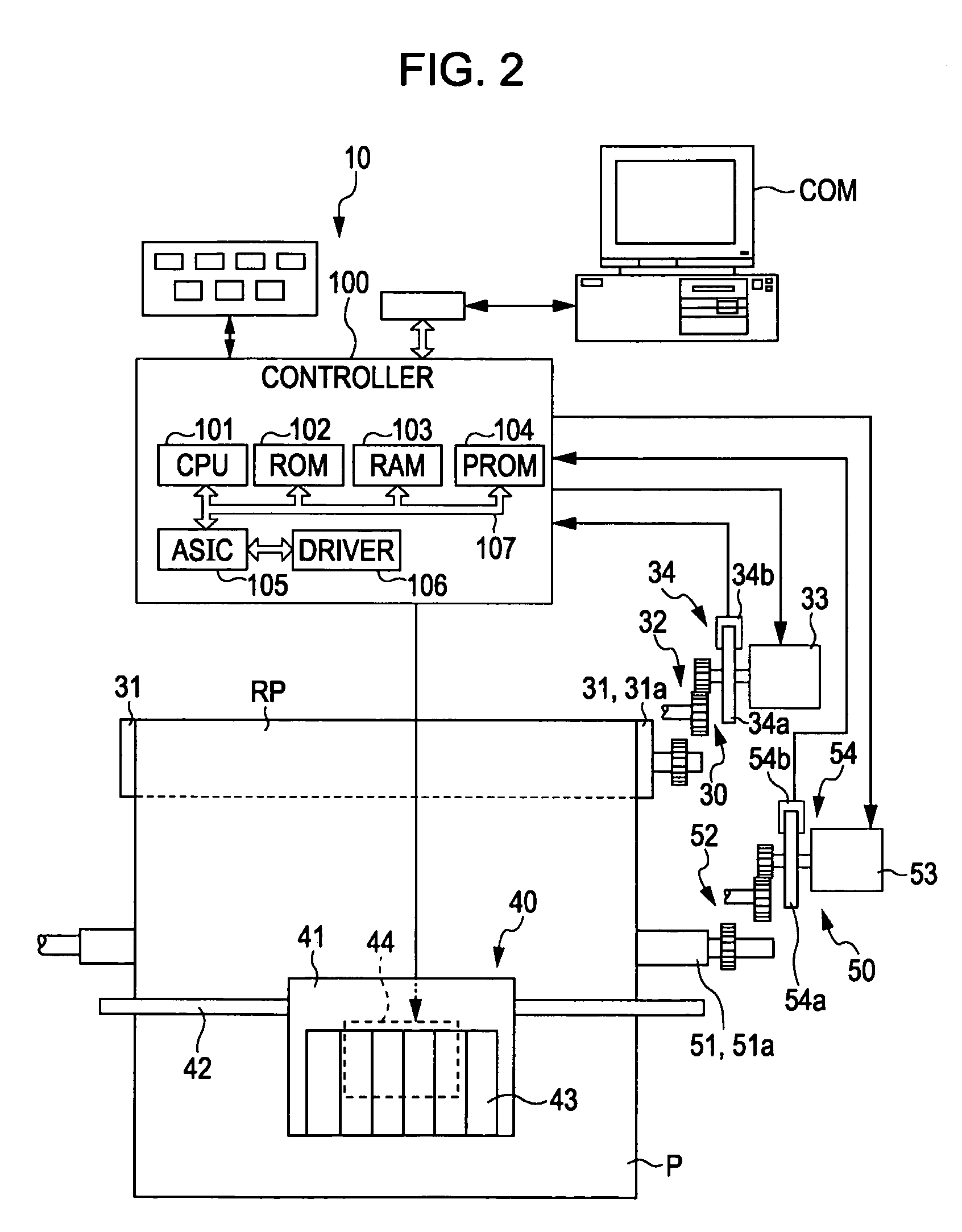 Motor control device, fluid ejection device, and motor control method