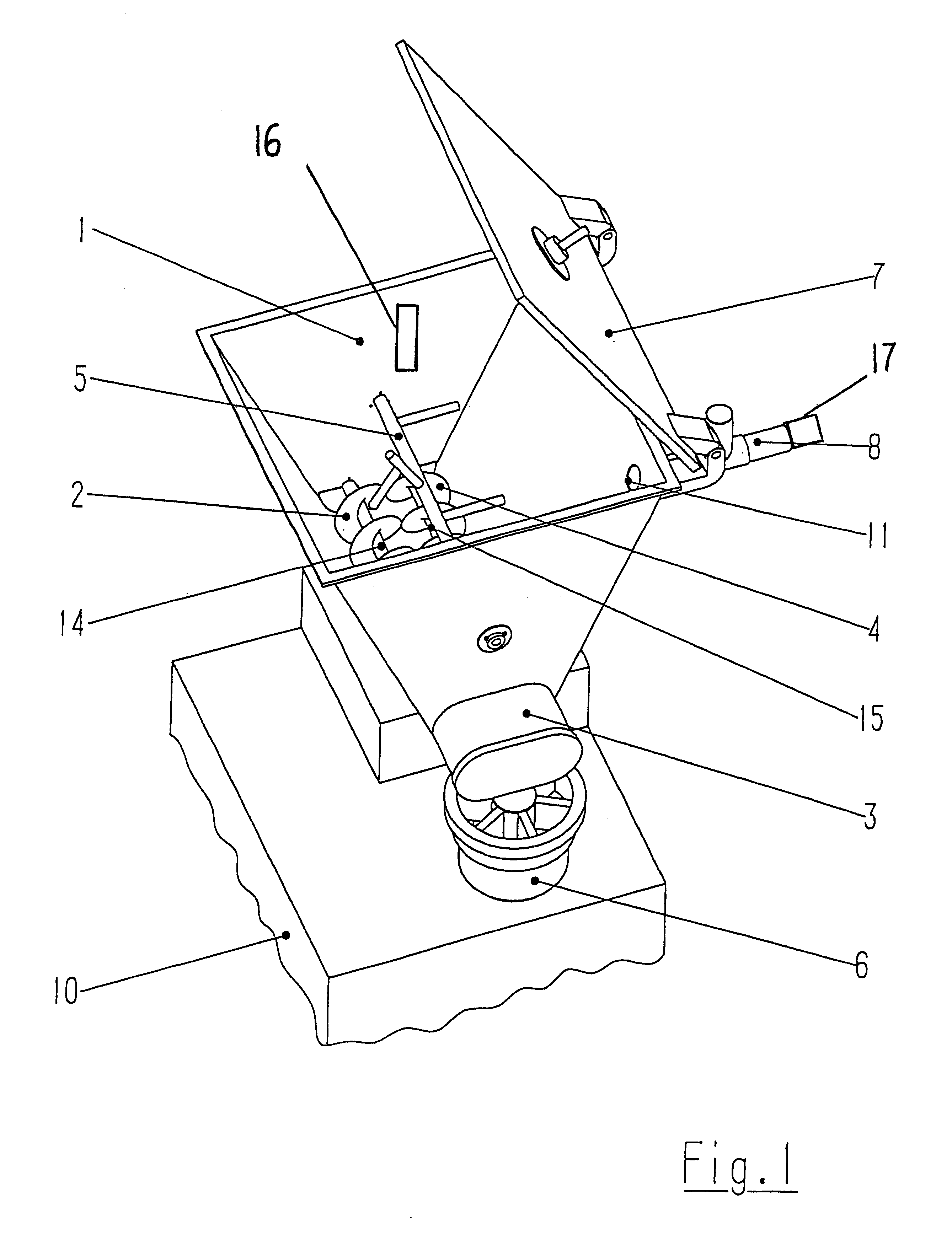 Feeding device of a stuffing machine; in particular for ground meats or the like