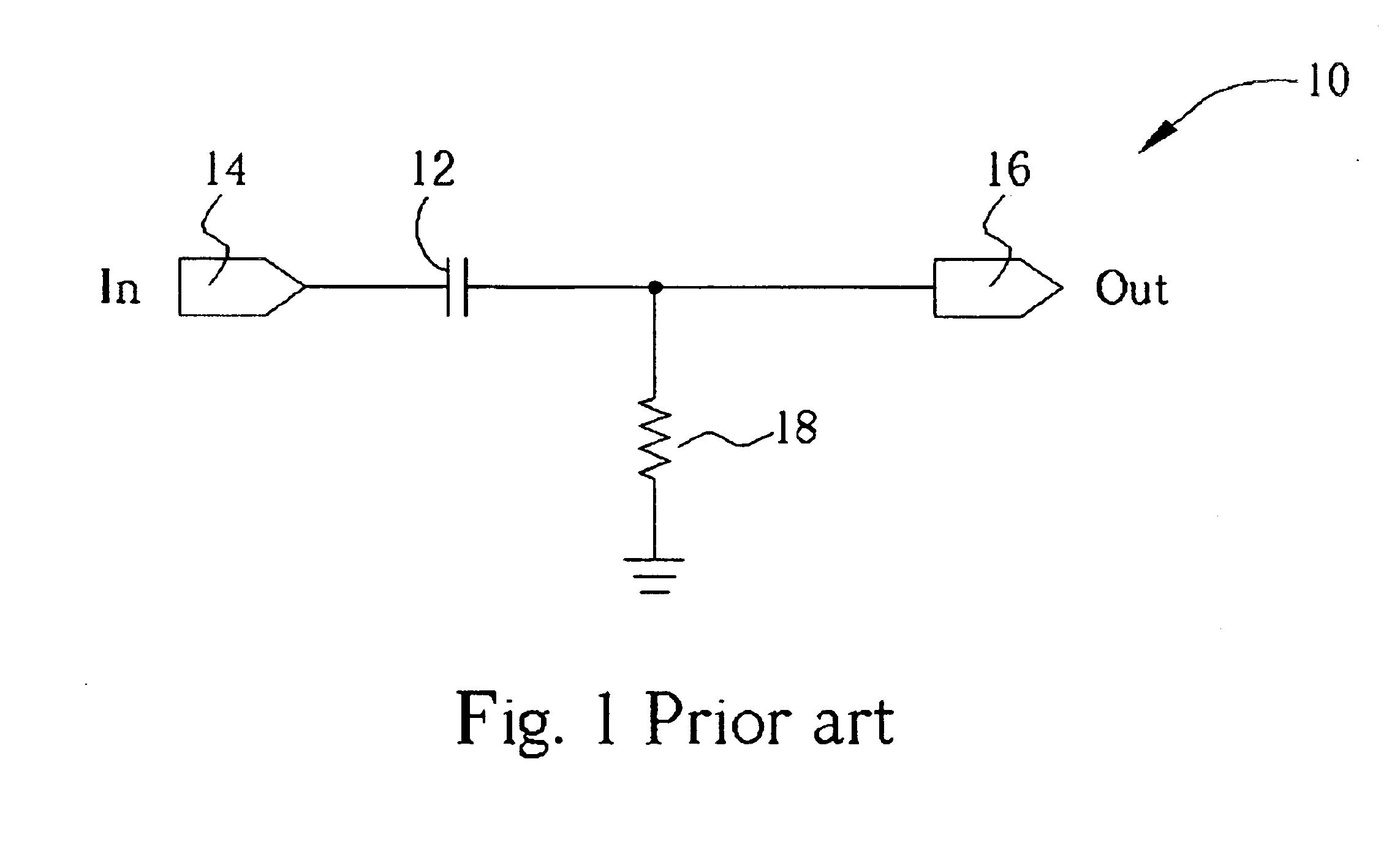 On-chip high-pass filter with large time constant