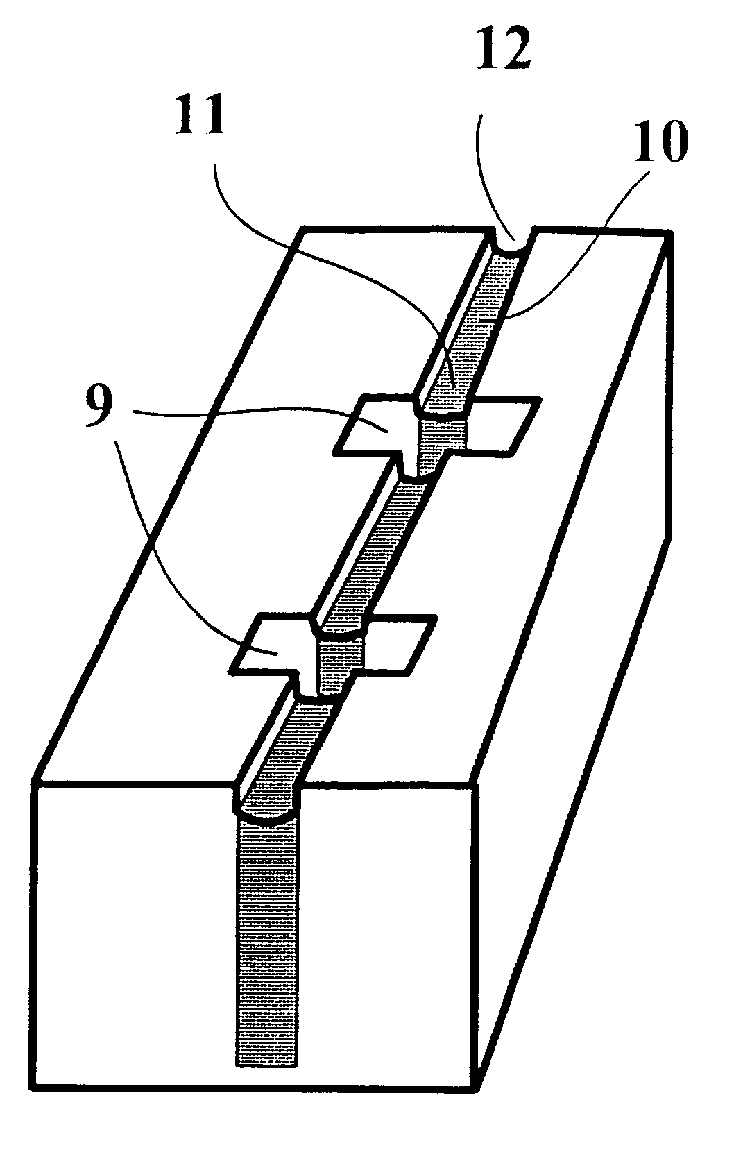 Tread pattern which reduces the running noise of a tire