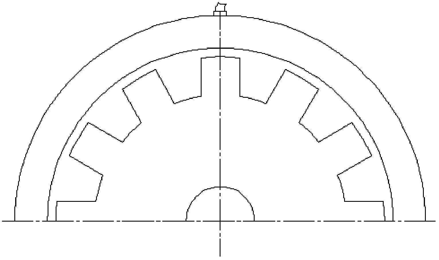 Liquid cooling self-excitation type eddy current retarder with salient pole structure