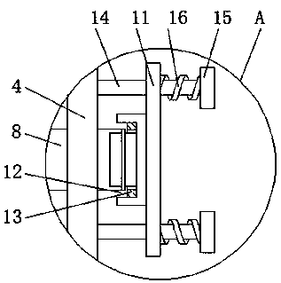 Detection device for detecting bearing capacity of sluice dam