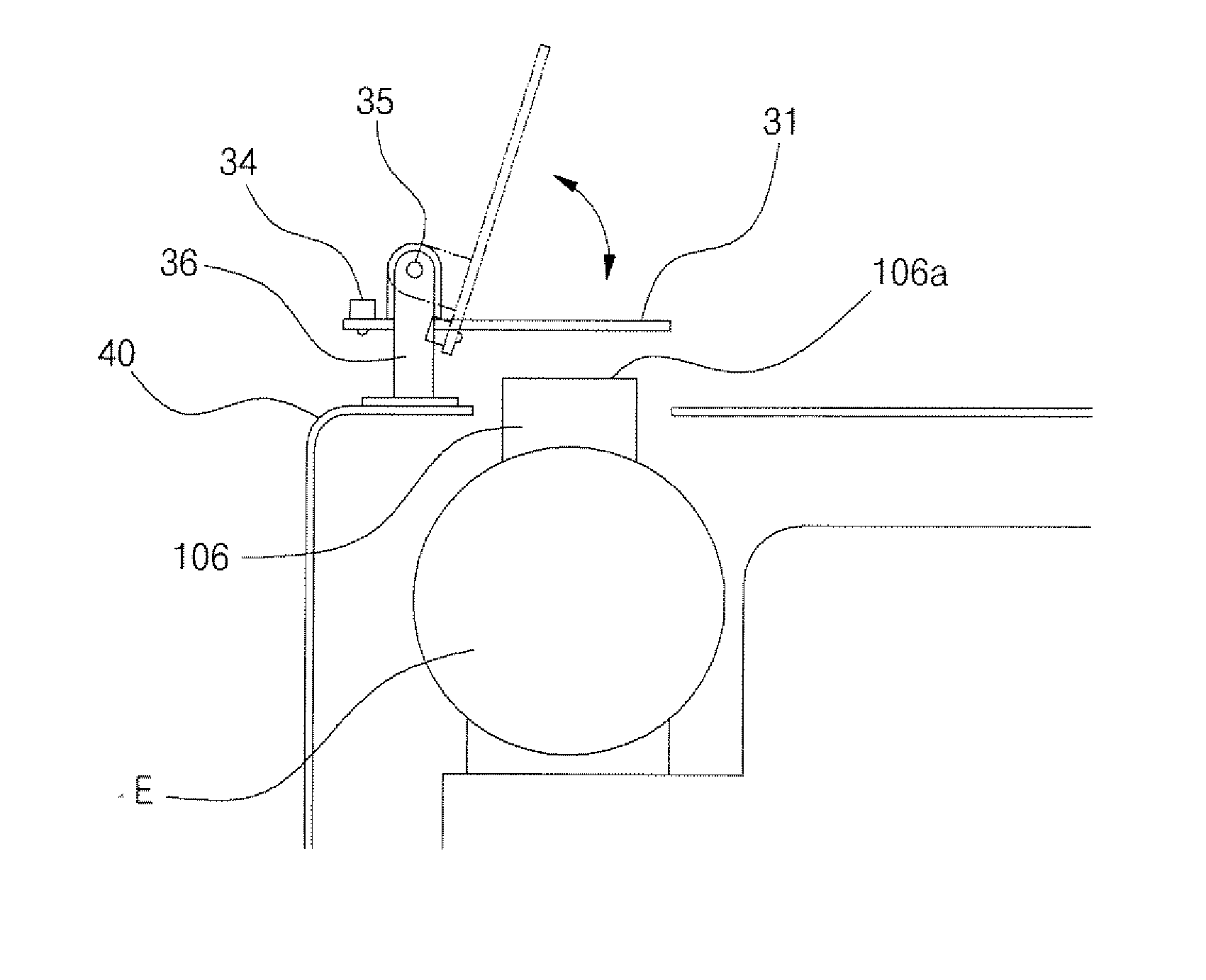 Rain hat device for heavy construction equipment